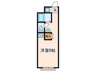 ハイツタナベ1【1階】の間取り