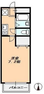カンパーニュ北矢【2階】の間取り