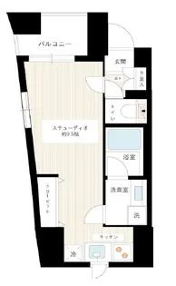 カスタリア新宿御苑【1階】の間取り