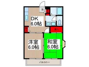 パインヒルズ【2階】の間取り