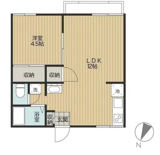 ivy II【1階】の間取り