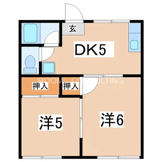 鹿児島県鹿児島市桜ヶ丘8【アパート】の間取り