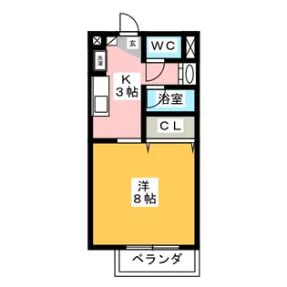 サープラスワン アクティブ【1階】の間取り