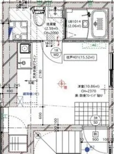 キレイナ中延【4階】の間取り