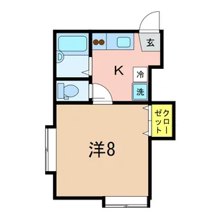 ハイツエルム【2階】の間取り