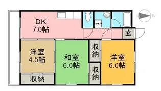 坂本ビル【3階】の間取り