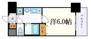 プレサンス名古屋STATIONザ・シティ【4階】の間取り