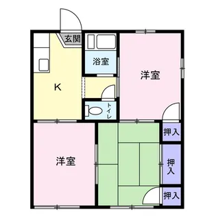 アーバンハイツ【2階】の間取り