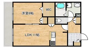 新川崎シティコート【3階】の間取り