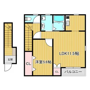 メゾン村川III【2階】の間取り