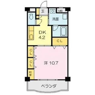 ピュアライフ【2階】の間取り