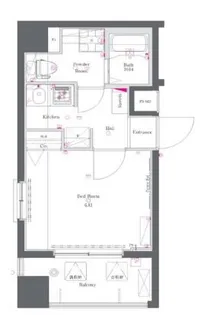 AZEST本所吾妻橋【6階】の間取り