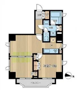 CITY SPIRE半蔵門【12階】の間取り