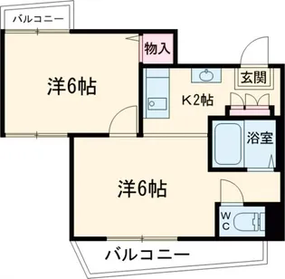 リバティハイツ【3階】の間取り