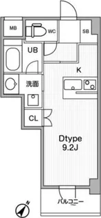 JMFResidence町田【7階】の間取り