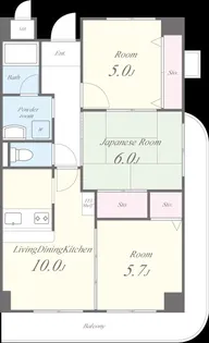 エクセレンシーアイ【3階】の間取り
