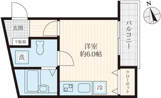 BRICK亀戸【3階】の間取り