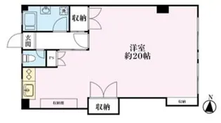 ツイン一の橋2号館【6階】の間取り