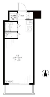 スカイノブレ川崎柳町【9階】の間取り