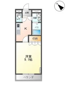ビューパートK【2階】の間取り