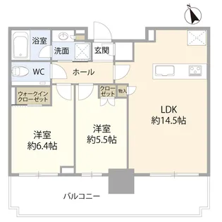 アトラス北千住(0005621)【8階】の間取り