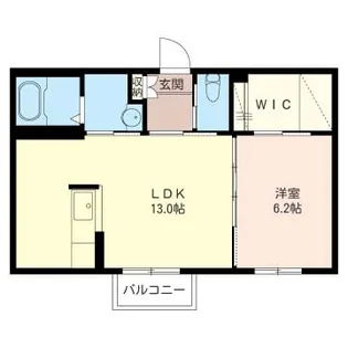 メゾン ド フェリス【1階】の間取り