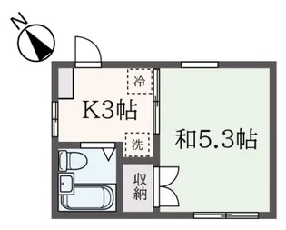 エルミタージュ【1階】の間取り