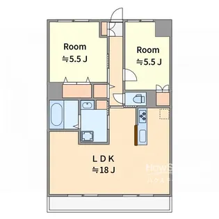 ゾンファハイツ【3階】の間取り
