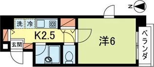 エスポワール【4階】の間取り