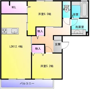 クリエ山本町南【1階】の間取り