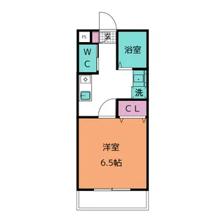 グリンヒル福岡【1階】の間取り