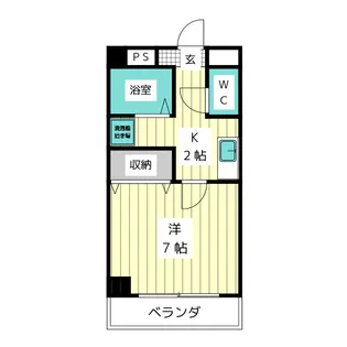 ベルメゾン【3階】の間取り