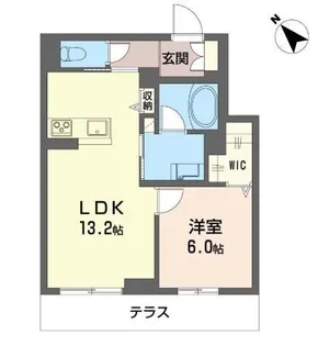 アベニールテラス浦和美園【1階】の間取り