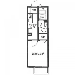メゾンわかくさ【1階】の間取り