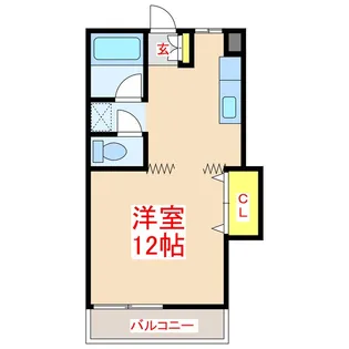 メゾン・ラ・プラージュ I【2階】の間取り