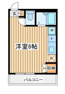 ベース東林間【1階】の間取り