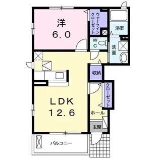 アーバンコートD【1階】の間取り