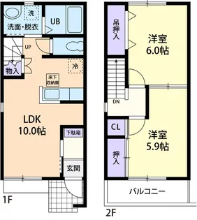 エスポワールの間取り
