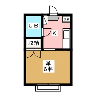 セジュール長里【1階】の間取り