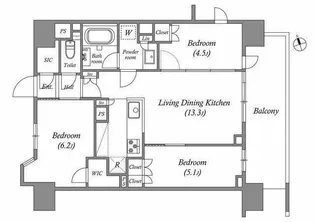 nido南千住【6階】の間取り