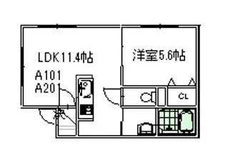 Laid Book(レイドブック)【1階】の間取り