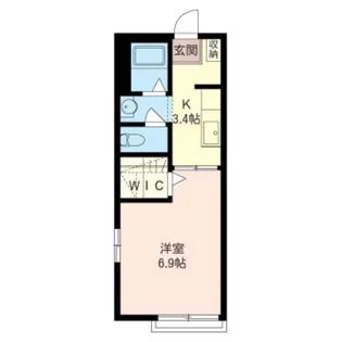 ラーチハウス【2階】の間取り