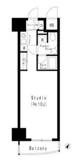 MFPR代々木タワー【4階】の間取り