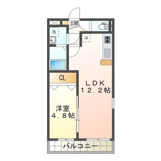 フェアリー丸之内【1階】の間取り