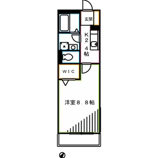 ポン・プランシュ【2階】の間取り