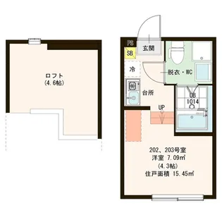 レガーミ【2階】の間取り