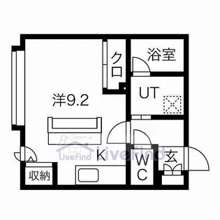 AUBE(オーブ)【3階】の間取り