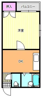 駒川駅前ビル【3階】の間取り
