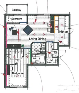 シャインシティI【2階】の間取り
