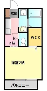 フィオーレ青木C【1階】の間取り